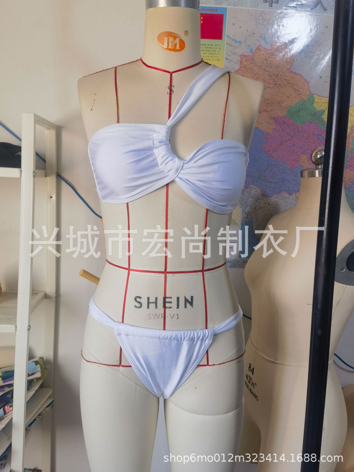 Wholesale  Split Bikini 2025Bikini One-Shoulder Swimsuit Sexy Backless Swimsuit  Large Size